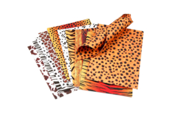 Papier cartonné à motifs animaux - Papiers à motifs - 10doigts.fr