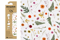 Papier Décopatch fleurs N°851 - Papiers Décopatch - 10doigts.fr