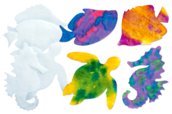 papier diffuseur filtre animaux marin encre - Papier diffuseur - 10doigts.fr