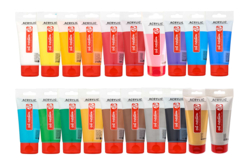 peinture acrylique 75 ml royal talens - Peinture acrylique satinée, brillante - 10doigts.fr