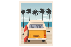 peinture au numéro malibu - Peinture aux numéros - 10doigts.fr