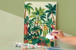 Peinture au numero - Nature tropicale - Peinture aux numéros : découvrez l'art du tableau numéroté pour tous - 10doigts.fr - 2