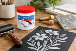peinture linogravure blanche - Peinture et encre pour linogravure : notre matériel pour graver et imprimer - 10doigts.fr