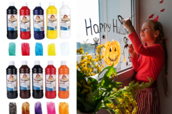 Peinture pour vitres et fenêtres halloween - Peinture verre et faïence - 10doigts.fr