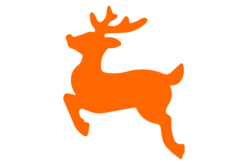 Perforatrice médium cerf - Taille découpe : 2 à 2.5 cm - Perforatrices fantaisies - 10doigts.fr