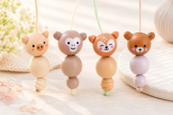 perles en bois animaux - Perles en bois - 10doigts.fr - 2
