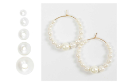 Perles rondes nacrées en plastique - Perles Nacrées - 10doigts.fr - 2