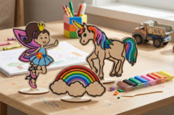 personnages bois et pâte à modeler - Livres et Kits de modelage - 10doigts.fr - 2