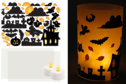 photphores halloween en papier - Kits créatifs Halloween - 10doigts.fr