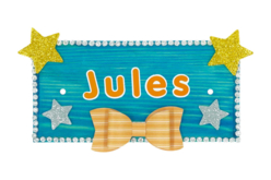 plaque bois porte de chambre - Plaque de porte - 10doigts.fr