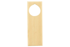 plaque de porte en bois rectangulaire - Plaque de porte - 10doigts.fr