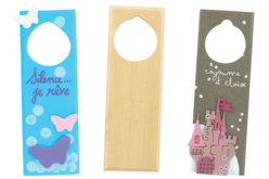 plaque de porte pour chambre enfant - Plaque de porte - 10doigts.fr