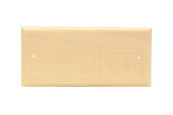 plaque en bois percé - Plaque de porte - 10doigts.fr