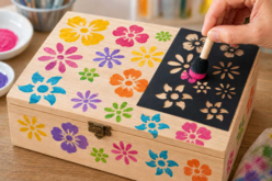 pochoir fleurs - Pochoirs adhésifs : la solution parfaite pour des motifs nets et sans bavure - 10doigts.fr