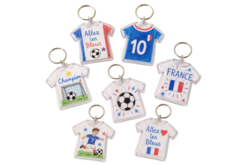 porte-clés enfants football - Plastique Transparent - 10doigts.fr