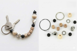 Porte-clés "Papa" en perles de lave - Porte-clés - 10doigts.fr - 2