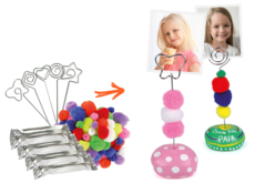 porte-photo en pâte à modeler - Kits clés en main - 10doigts.fr
