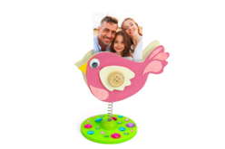 porte-photo oiseau - Cadres photos à décorer - 10doigts.fr - 2