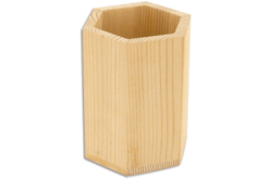 Pot à crayons héxagonal - Pots à crayons, cache-pots - 10doigts.fr