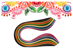 Quilling : bandes de papiers couleur - Papiers Quilling - 10doigts.fr