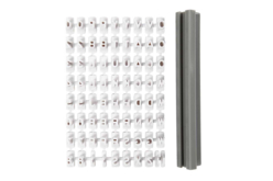 Règle alphabet lettre - Emporte-pièces créatifs pour enfants - 10doigts.fr