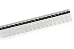 règle métal aluminium 50 cm - Cutters, massicot - 10doigts.fr - 2