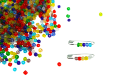 rocailles pulticolores - Perles Rocaille - 10doigts.fr - 2