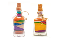 sable coloré bouteilles - Sables colorés - 10doigts.fr