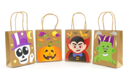 sac à bonbons halloween - Sacs à bonbons Halloween - 10doigts.fr