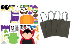 sacs firandises personnages d'halloween - Sacs à bonbons Halloween - 10doigts.fr