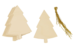 sapin en bois - Objets en bois Noël - 10doigts.fr