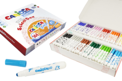 schoolpack feutres carioca baby - Feutres 1er âge : l'éveil créatif et le graphisme des tout petits - 10doigts.fr