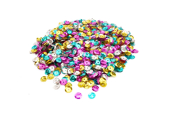 Sequins paillettes, 4 couleurs - 1200 pcs - Sequins – 10doigts.fr
