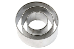 Set de 3 emporte-pièces ronds, tailles assorties  - Emporte-pièces créatifs pour enfants - 10doigts.fr