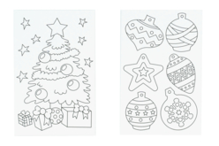 Set de 4 cartes de Noël à colorier + enveloppes - Cartes de voeux - 10doigts.fr - 2