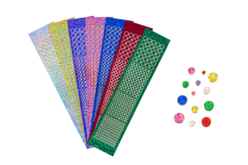 stickers diamants pelle off - Gommettes Noël - 10doigts.fr