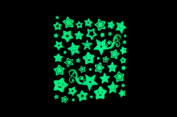 stickers gommettes étoiles phosphorescents - Gommettes Phosphorescentes - 10doigts.fr