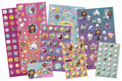 stickers gommettes gabby et la maison magique - Stickers Fantaisies - 10doigts.fr
