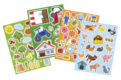 stickers vitrostatiques pour fenêtres - Gommettes Pédagogiques - 10doigts.fr