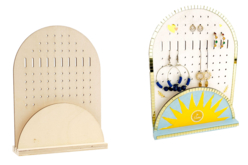 Support boucles d'oreilles - Boîtes et supports à bijoux - 10doigts.fr