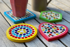 supports mosaïques - Objets bois pour la cuisine - 10doigts.fr