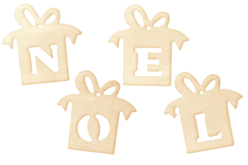 suspension cadeau - Objets en bois Noël - 10doigts.fr