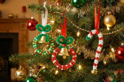 suspensions noel perles tripod - Petites décorations de Noël - 10doigts.fr