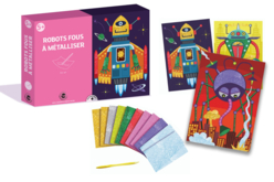 tableaux feuilles métal - Coffret Foil Art - 10doigts.fr