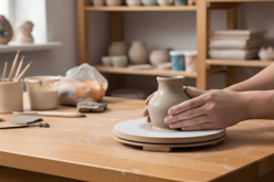 tour de poterie enfant - Outils de Modelage - 10doigts.fr - 2