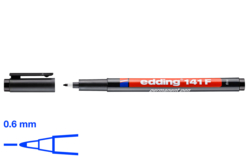 Marqueur permanent noir - Pointe extra fine 0.6 mm - Marqueurs permanents – 10doigts.fr