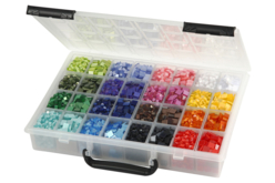 Valise activité mosaiques - environ 7000 mosaiques - Mosaïques en résine – 10doigts.fr