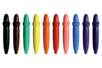 10 Crayons cire Giotto Bé-bé + taille-crayons - Crayons cire – 10doigts.fr