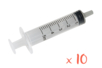 10 seringues - Outils Loisirs créatifs – 10doigts.fr