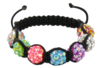 Bracelet Shamballa perles disco - Bijoux Shamballas – 10doigts.fr